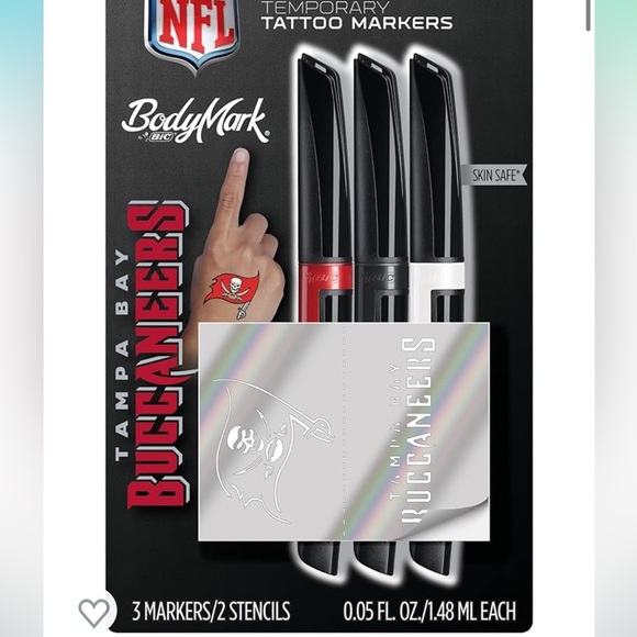 NY Giants Bic BodyMark Tattoo Pens - Picture 10 of 10